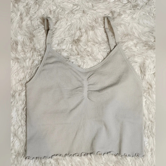 Spiritual Gangster Cropped Cami Ash Grey XS/S - Picture 1 of 7